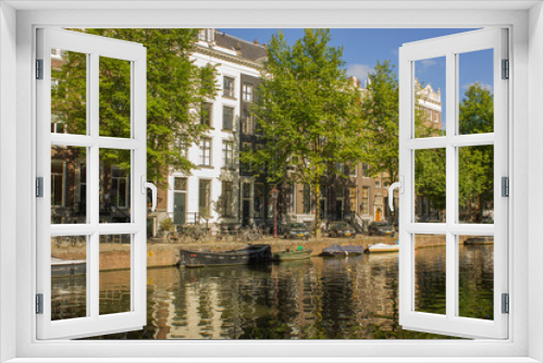Fototapeta Naklejka Na Ścianę Okno 3D - Amsterdam Street