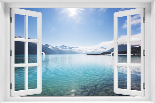 Fototapeta Naklejka Na Ścianę Okno 3D - Garibaldi lake
