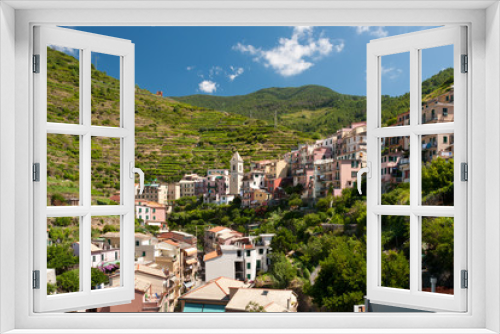 Small Town Manarola in Cinque Terre National Park, Italy