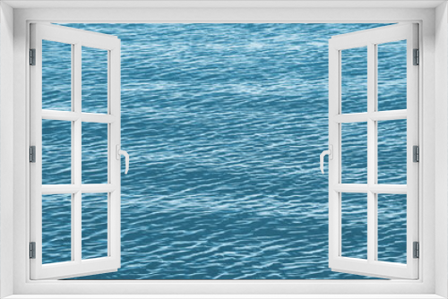 Fototapeta Naklejka Na Ścianę Okno 3D - Blaues Wasser - Textur und Hintergrund - Ozean - Atlantik