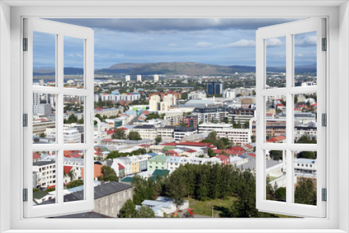 Fototapeta Naklejka Na Ścianę Okno 3D - Reykiavik, Island