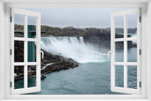Fototapeta Naklejka Na Ścianę Okno 3D - Panoramic views of Niagara falls