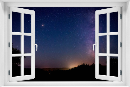 Fototapeta Naklejka Na Ścianę Okno 3D - Milkyway over Napa