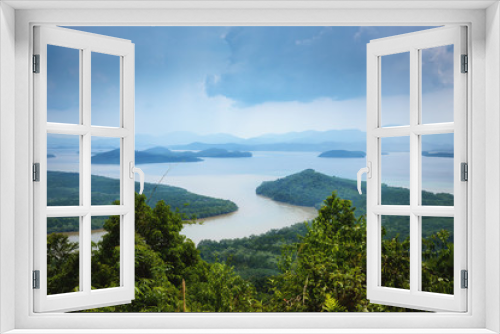 Fototapeta Naklejka Na Ścianę Okno 3D - Khao Fa Chi Viewpoint