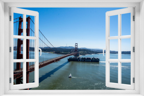 Fototapeta Naklejka Na Ścianę Okno 3D - Golden Gate Bridge 