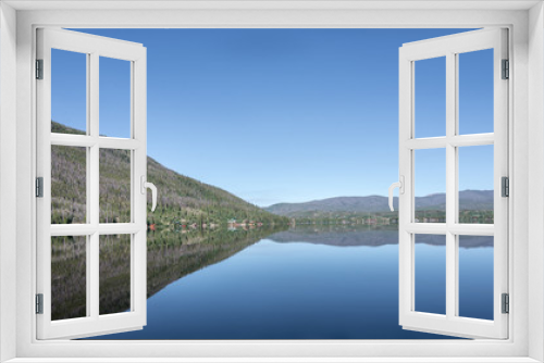 Fototapeta Naklejka Na Ścianę Okno 3D - Lake Reflection