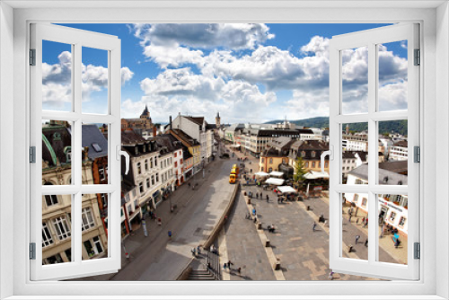 Fototapeta Naklejka Na Ścianę Okno 3D - Blick auf Trier von der Porta Nigra