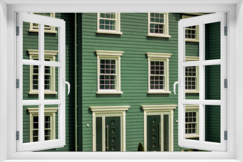 Fototapeta Naklejka Na Ścianę Okno 3D - Green Clad House