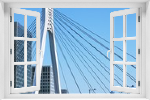 Fototapeta Naklejka Na Ścianę Okno 3D - Chuo-Ohashi Bridge, a cable-stayed bridge over the Sumida River