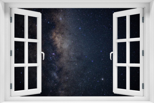 Fototapeta Naklejka Na Ścianę Okno 3D - night star sky