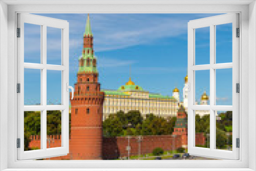 View of the Kremlin across the river. Moscow