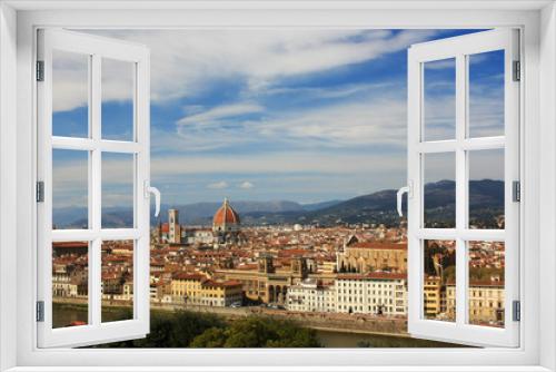 Medieval city of Florence, Italy