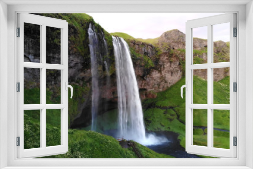 Fototapeta Naklejka Na Ścianę Okno 3D - Iceland by dron