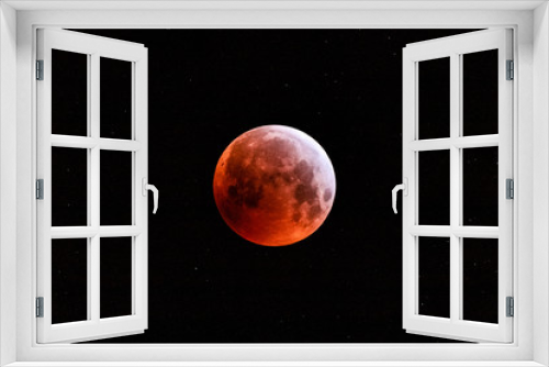 Fototapeta Naklejka Na Ścianę Okno 3D - Blood Moon