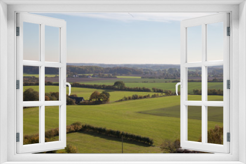 Fototapeta Naklejka Na Ścianę Okno 3D - Blick vom Bismarckturm am Scheersberg