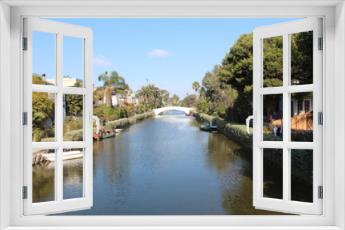 Fototapeta Naklejka Na Ścianę Okno 3D - Venice Beach Canal