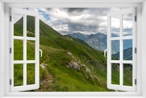 Fototapeta Naklejka Na Ścianę Okno 3D - Großer Krottenkopf in den Allgäuer Alpen