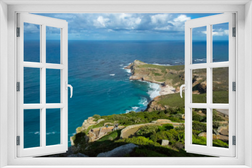 Fototapeta Naklejka Na Ścianę Okno 3D - Coast along Cape Point, Cape Peninsula, South Africa