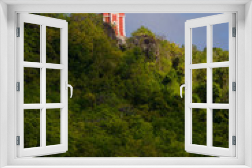 Fototapeta Naklejka Na Ścianę Okno 3D - MARTINIQUE. French Antilles. West Indies. Caravelle Lighthouse on Caravelle Peninsula. RÈserve Naturelle de la Caravelle.