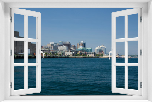 Fototapeta Naklejka Na Ścianę Okno 3D - Canada, Nova Scotia, Halifax. City views of Halifax from the water.