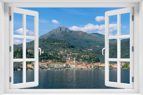 Fototapeta Naklejka Na Ścianę Okno 3D - Italy, Lombardy, Menaggio, View of Lake Como and Menaggio