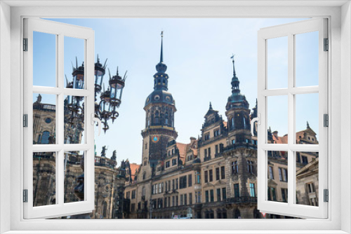 Fototapeta Naklejka Na Ścianę Okno 3D - Cathedral of the Holy Trinity, a Roman Catholic Cathedral in Dresden.