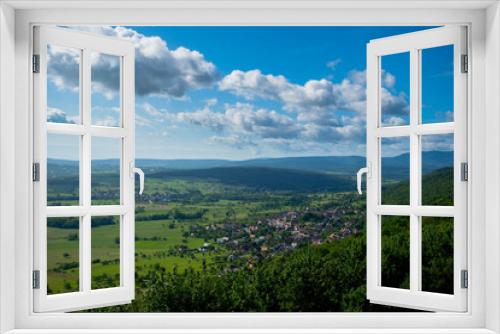 Fototapeta Naklejka Na Ścianę Okno 3D - Haut Barr oberhalb von Saverne im Elsass