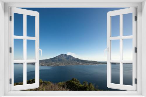 Fototapeta Naklejka Na Ścianę Okno 3D - 桜島の遠景