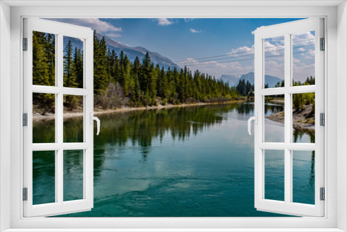 Fototapeta Naklejka Na Ścianę Okno 3D - The Canadian Rockies