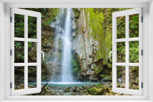 Fototapeta Naklejka Na Ścianę Okno 3D - Waterfall in Corcovado National Park