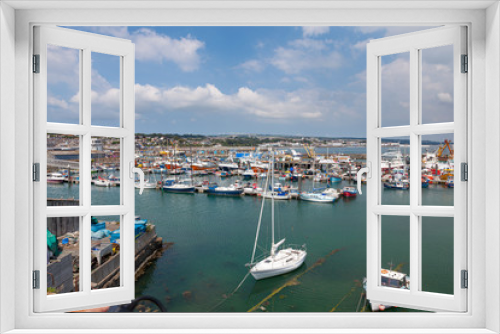 Fototapeta Naklejka Na Ścianę Okno 3D - Newlyn Harbour an important fishing Port on the coast of Cornwall England
