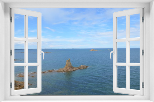 Fototapeta Naklejka Na Ścianę Okno 3D - Pointe de Perhérel Plougasnou baie de Morlaix