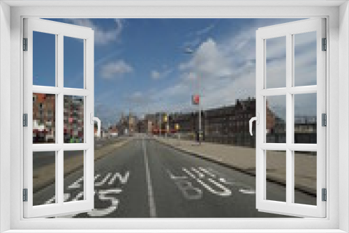 Fototapeta Naklejka Na Ścianę Okno 3D - highway in city