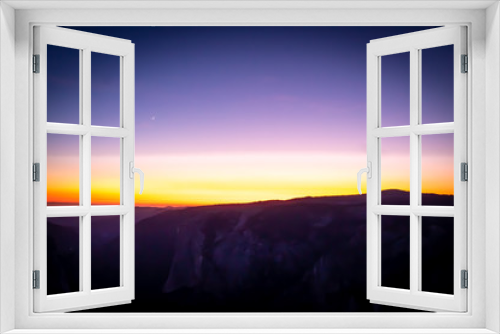 Fototapeta Naklejka Na Ścianę Okno 3D - Yosemite Sunset