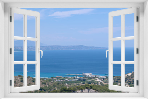 Fototapeta Naklejka Na Ścianę Okno 3D - Landscape shot at Kamari on the island Kos in Greece
