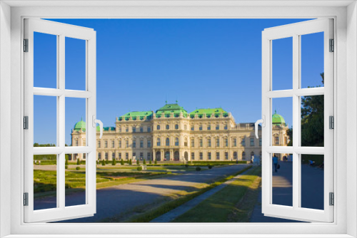 Fototapeta Naklejka Na Ścianę Okno 3D - Belvedere Palace in Vienna, Austria