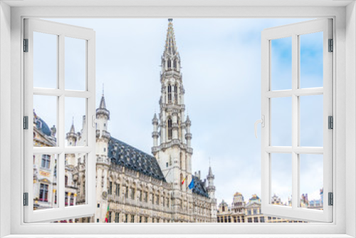 Fototapeta Naklejka Na Ścianę Okno 3D - BRUSSELS, BELGIUM - August 27, 2017: Grand Square in Brussels city