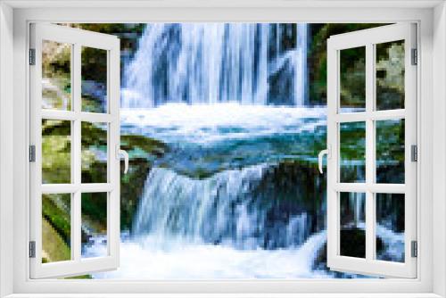 Fototapeta Naklejka Na Ścianę Okno 3D - waterfall - rottach-egern - bavaria