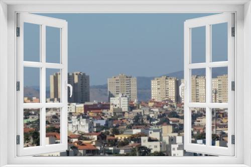 Fototapeta Naklejka Na Ścianę Okno 3D - cidade