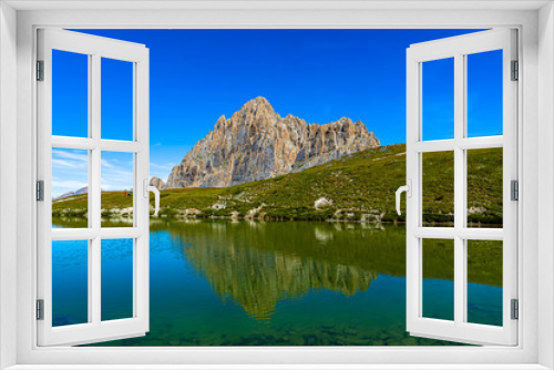 Fototapeta Naklejka Na Ścianę Okno 3D - Cuneo, panorami dalla Valle Maira, Rocca La Meja