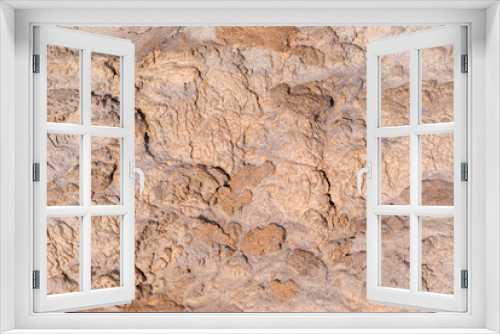 Fototapeta Naklejka Na Ścianę Okno 3D - background - mud in a dried riverbed