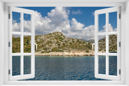 Fototapeta Naklejka Na Ścianę Okno 3D - The coast of Mediterranean sea
