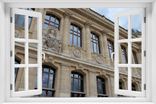 Fototapeta Naklejka Na Ścianę Okno 3D - building (museum) in paris (france)