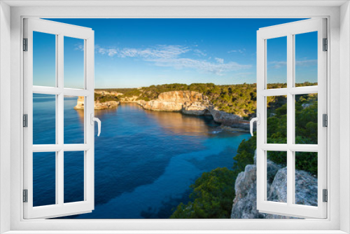 Fototapeta Naklejka Na Ścianę Okno 3D - Morgenlicht an der Caló des Moro, Mallorca