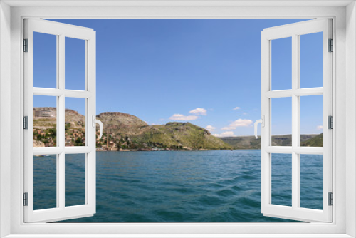 Fototapeta Naklejka Na Ścianę Okno 3D - view of halfeti boat tour - gaziantep turkey