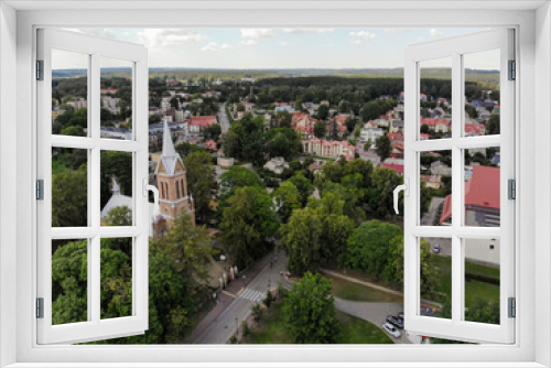 Fototapeta Naklejka Na Ścianę Okno 3D - Aerial view of Birstonas town