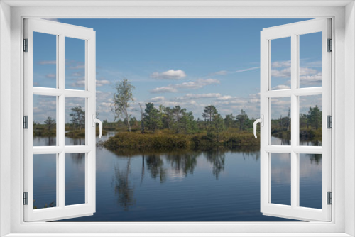 Fototapeta Naklejka Na Ścianę Okno 3D - Lakes of Yelnya swamp - National Landscape Reserve, Belarus