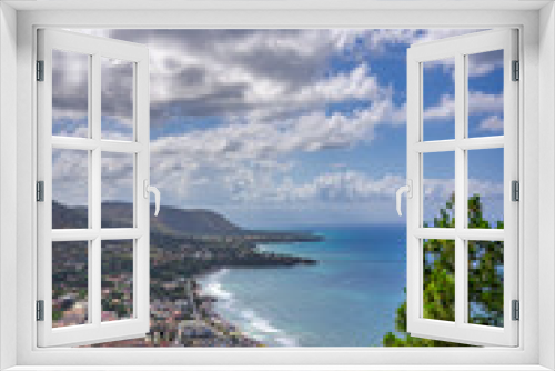 Fototapeta Naklejka Na Ścianę Okno 3D - Gorgeous view from Rocca di Cefalu in Sicily