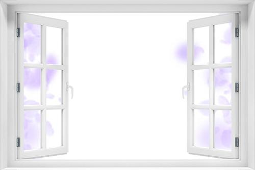 Fototapeta Naklejka Na Ścianę Okno 3D - Violet flower petals falling down. Juicy romantic 