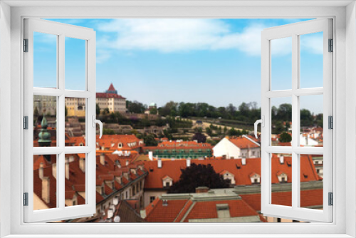 Fototapeta Naklejka Na Ścianę Okno 3D - Beautiful City of red roofs - Prague, Czech Republic